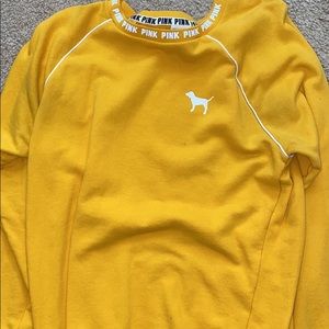 VS Pink Yellow Crewneck